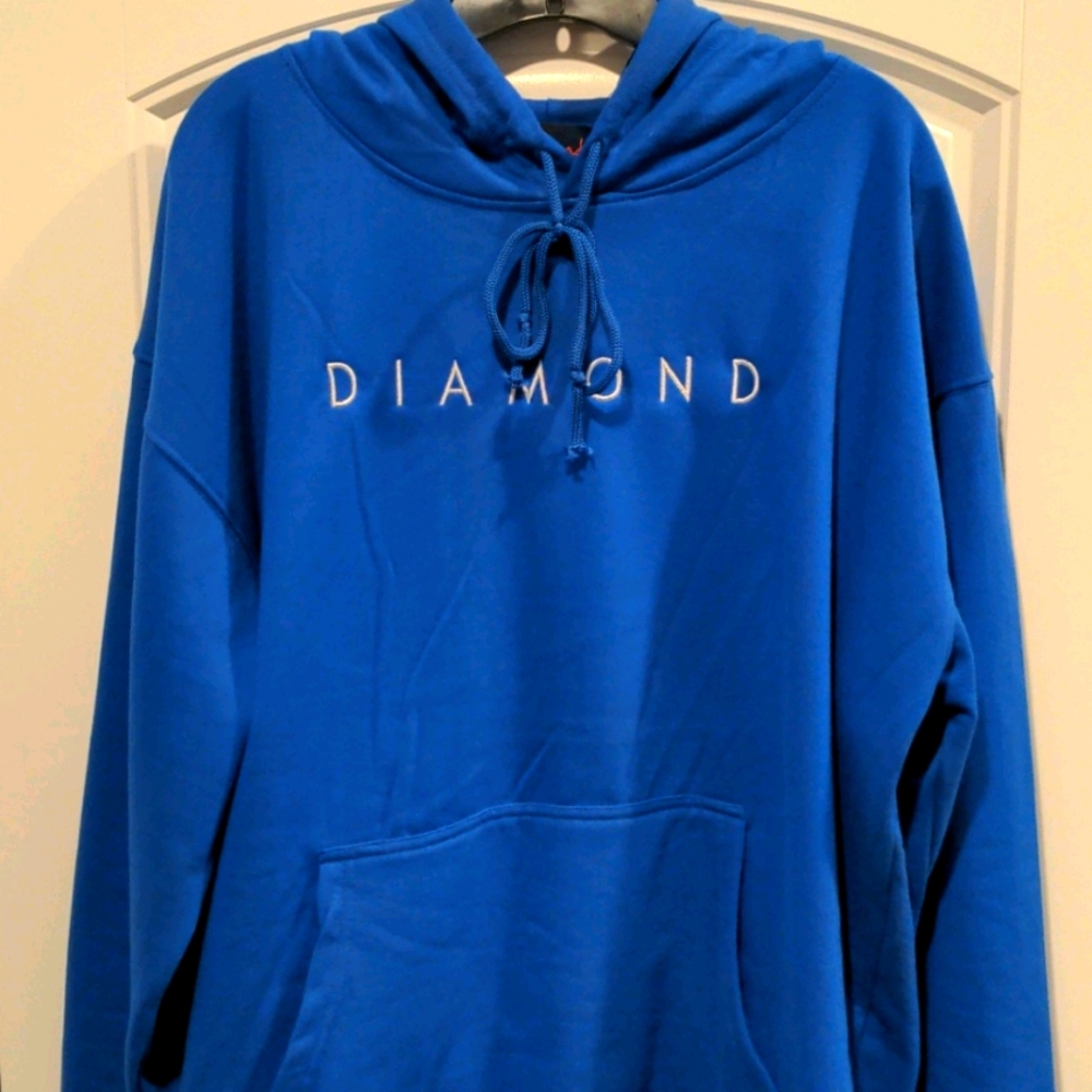 Diamond Supply Co Royal Blue Hoodie XL